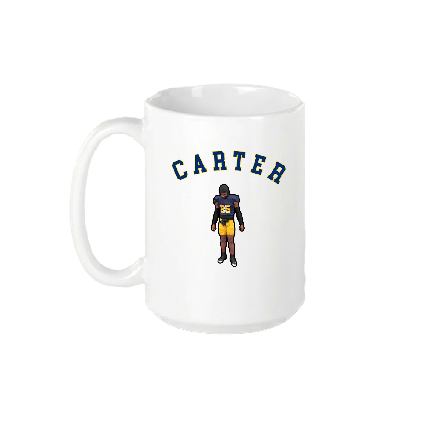 15oz Coffee Mug — Shirsey Arch in White