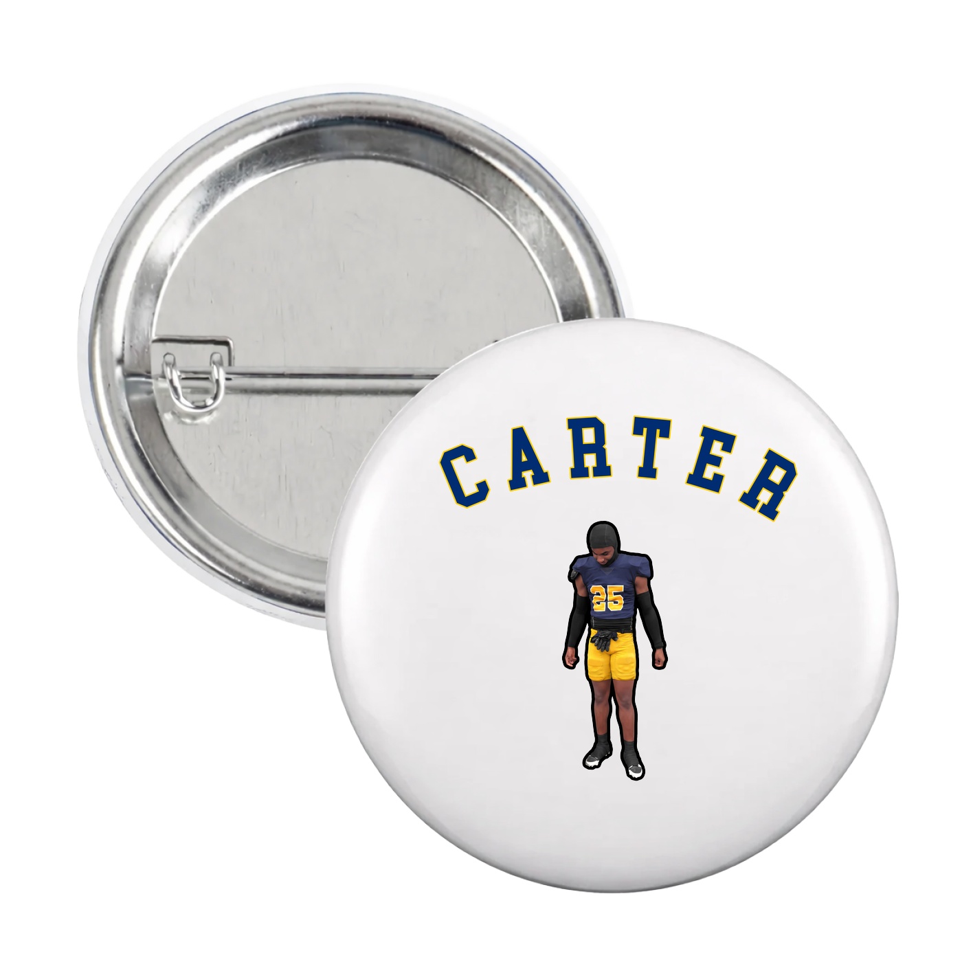 Game Day Button — Shirsey Arch in White