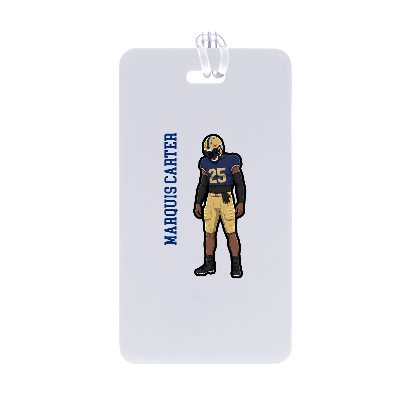 Bag Tag — Name Vertical in Classic