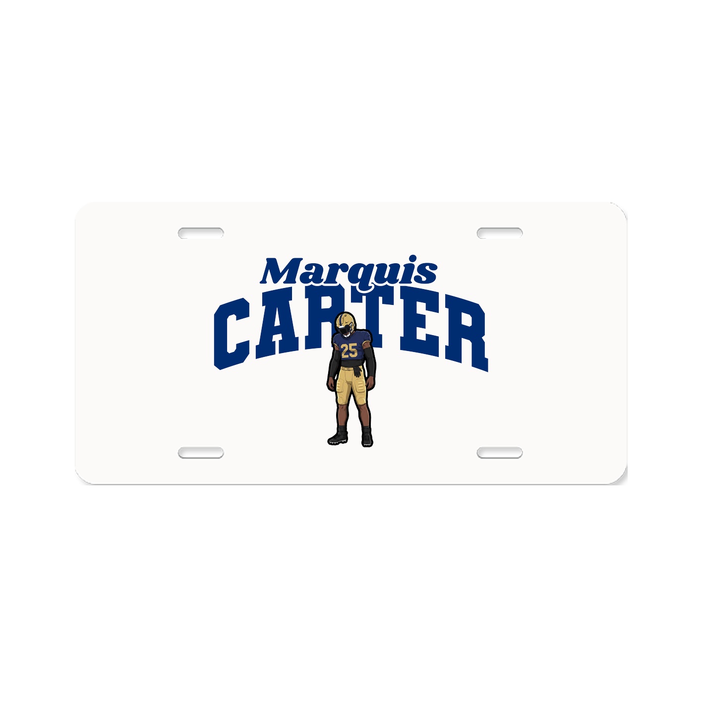 License Plate — Signature Arch in Classic