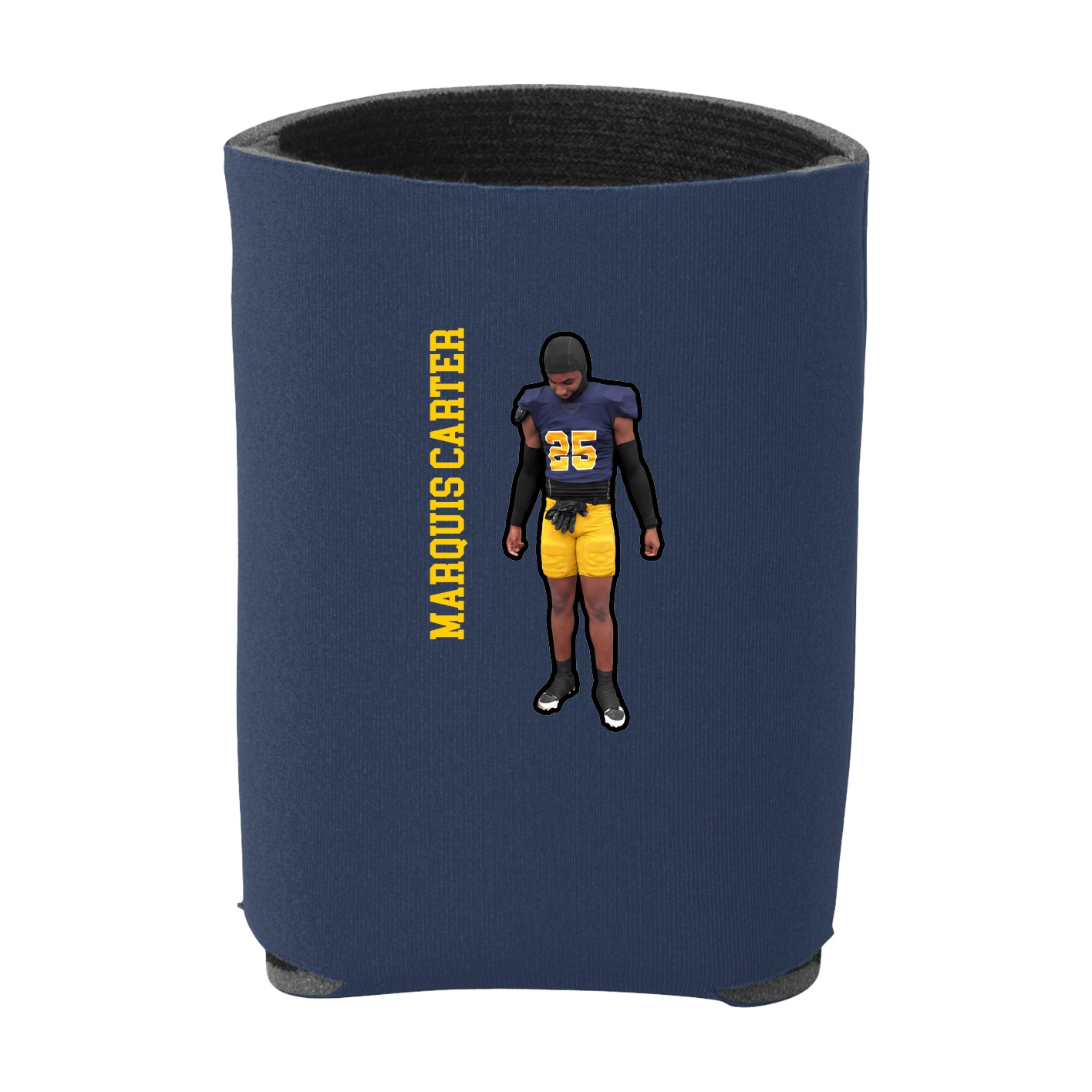 Can Holder — Name Vertical in Navy