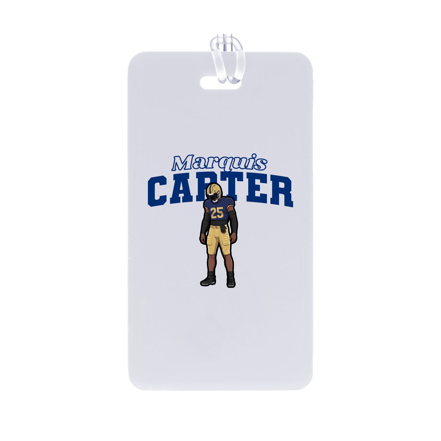 Bag Tag — Name Arch in Classic