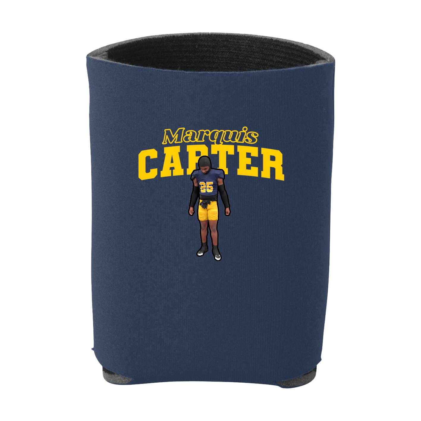 Can Holder — Name Arch in Navy