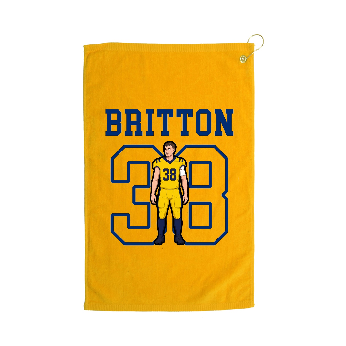 Golf Towel — Shirsey in Gold