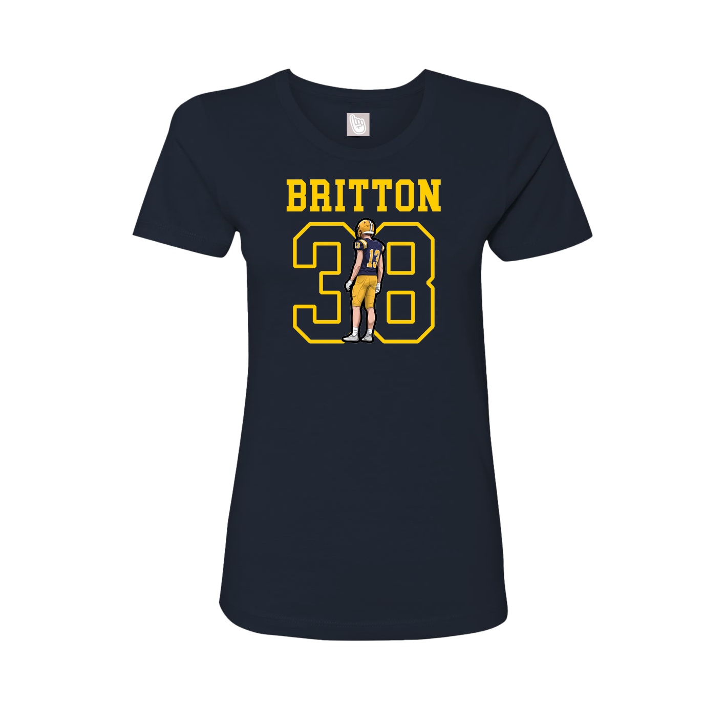 Fitted Women's Tee — Shirsey in Navy