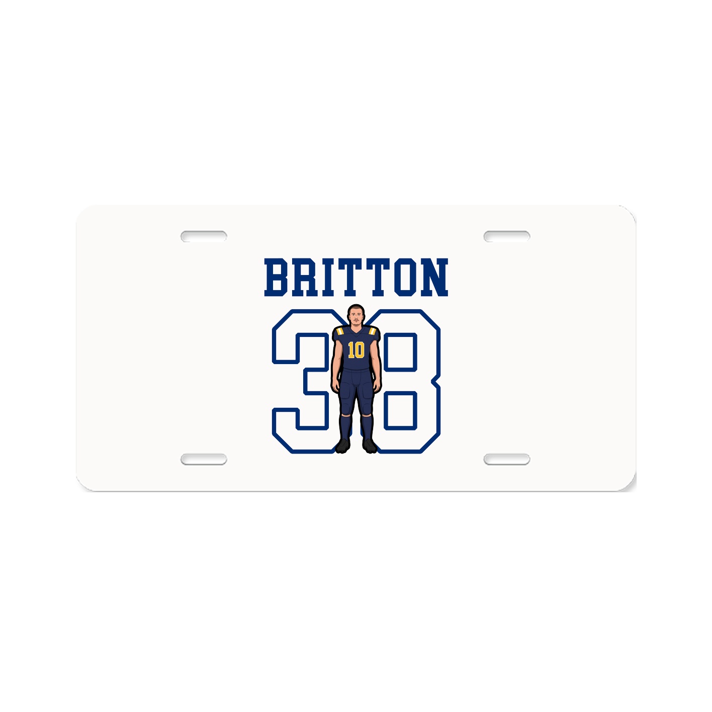 License Plate — Shirsey in Classic