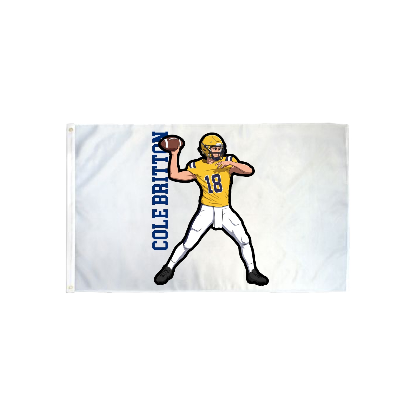 3x5 Flag — Name Vertical in Classic