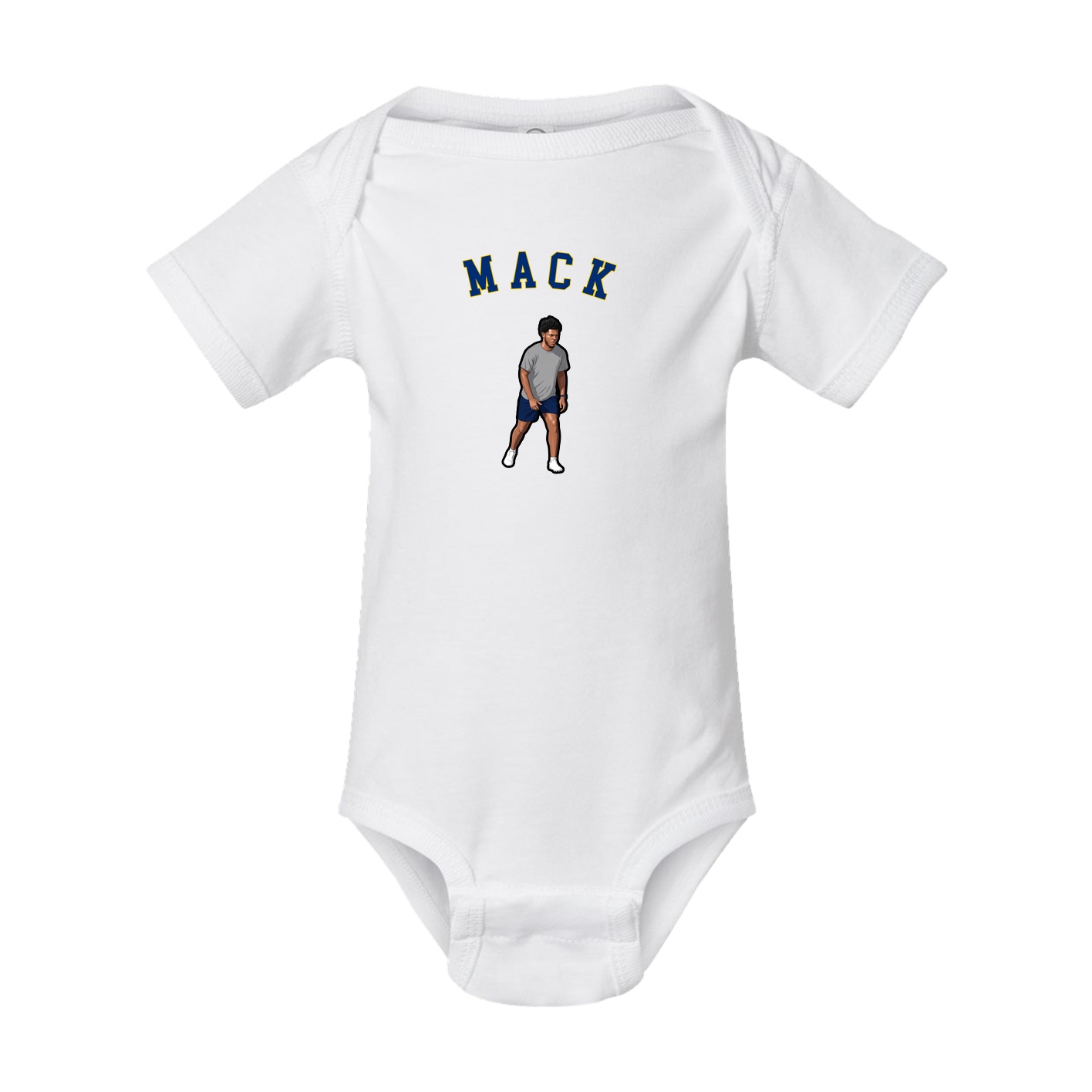 Baby Onesie — Shirsey Arch in White