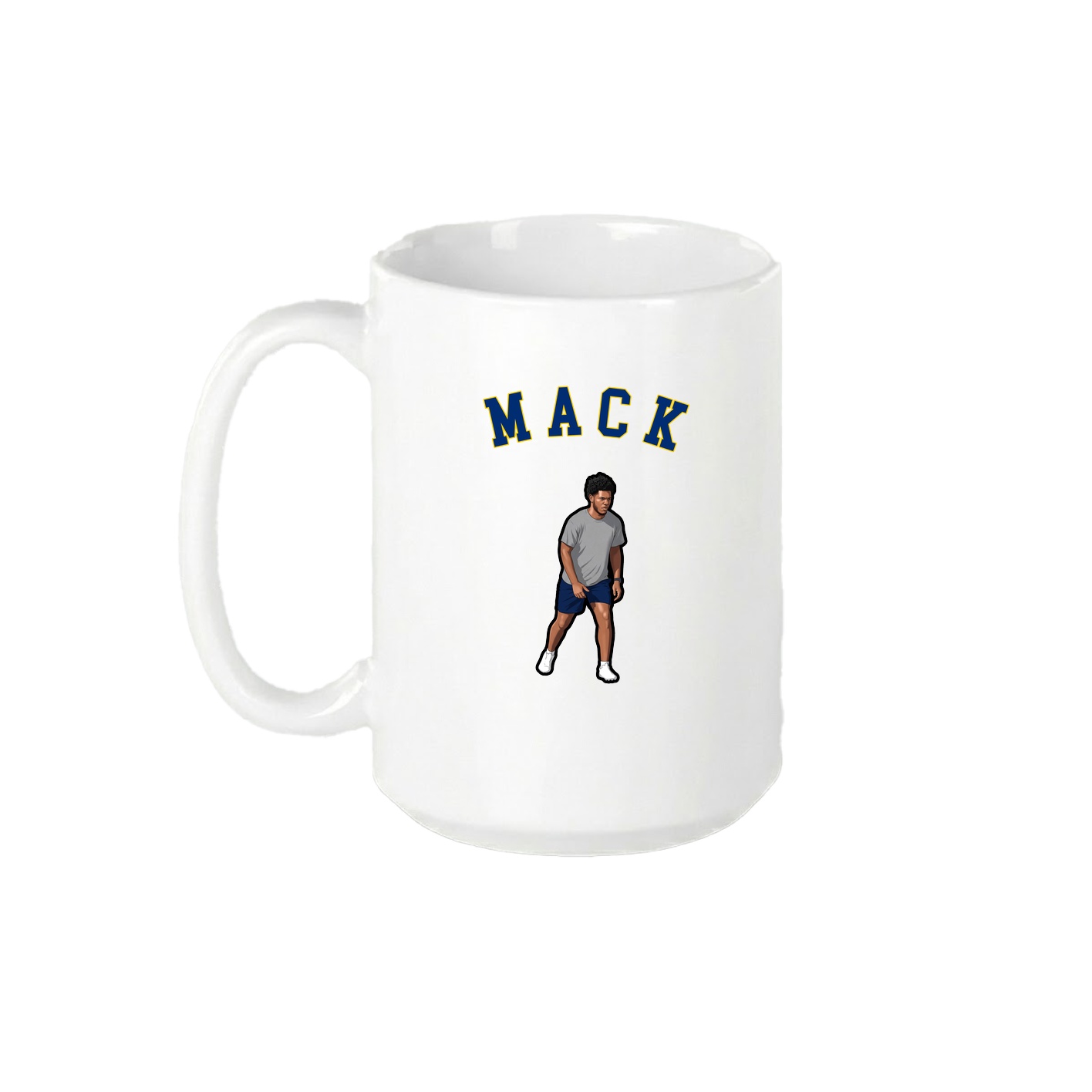 15oz Coffee Mug — Shirsey Arch in White