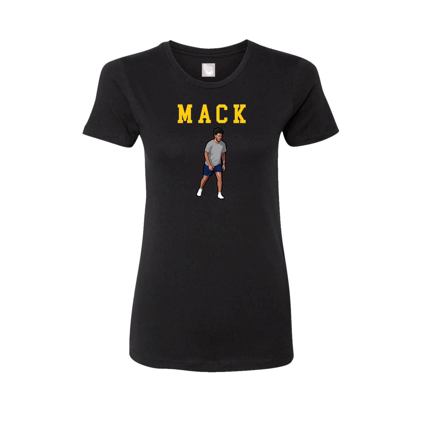 Fitted Women's Tee — Shirsey in Black
