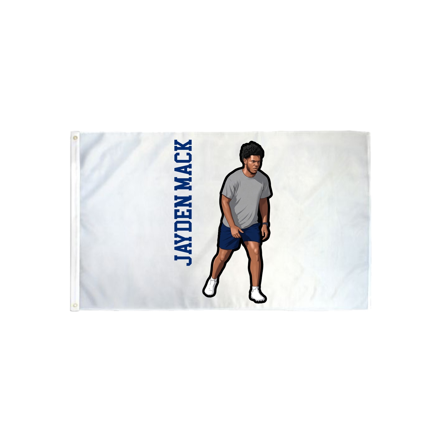 3x5 Flag — Name Vertical in Classic