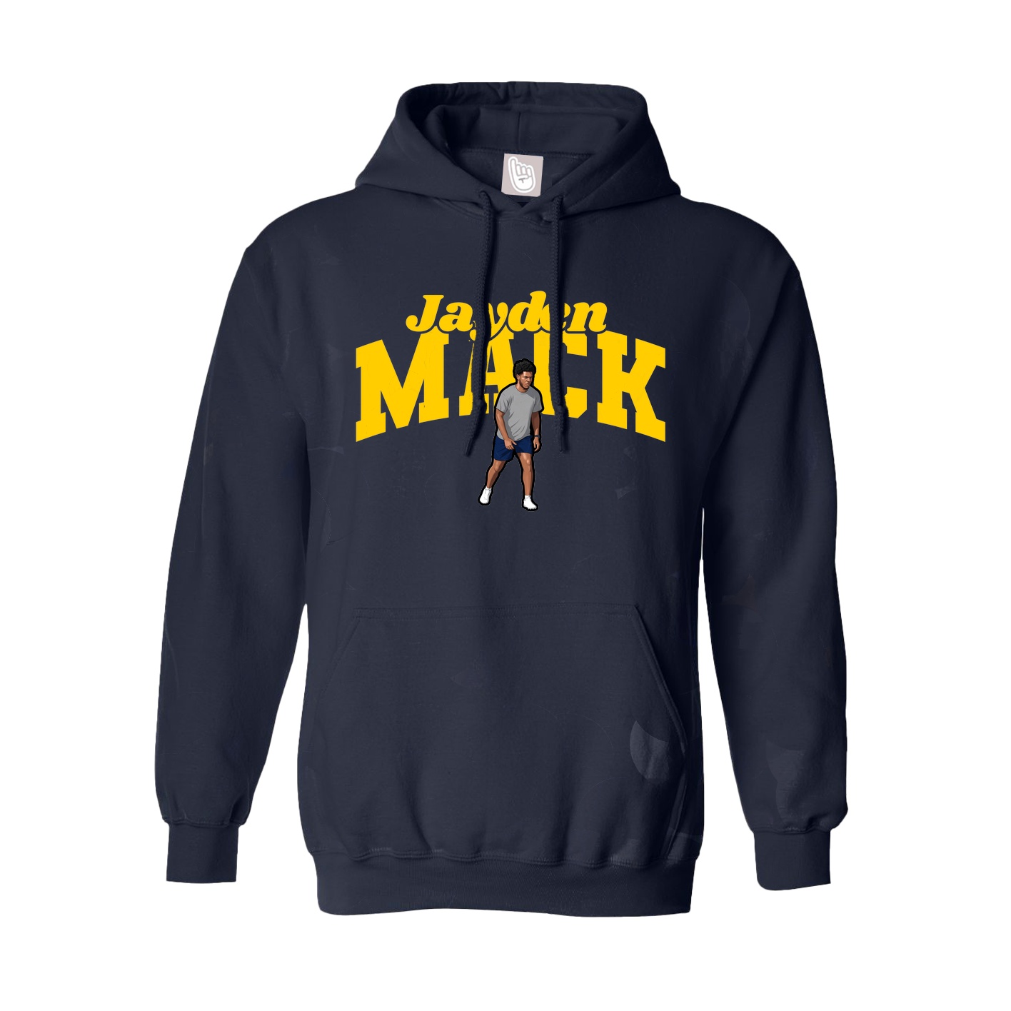 Hoodie — Signature Arch in Navy