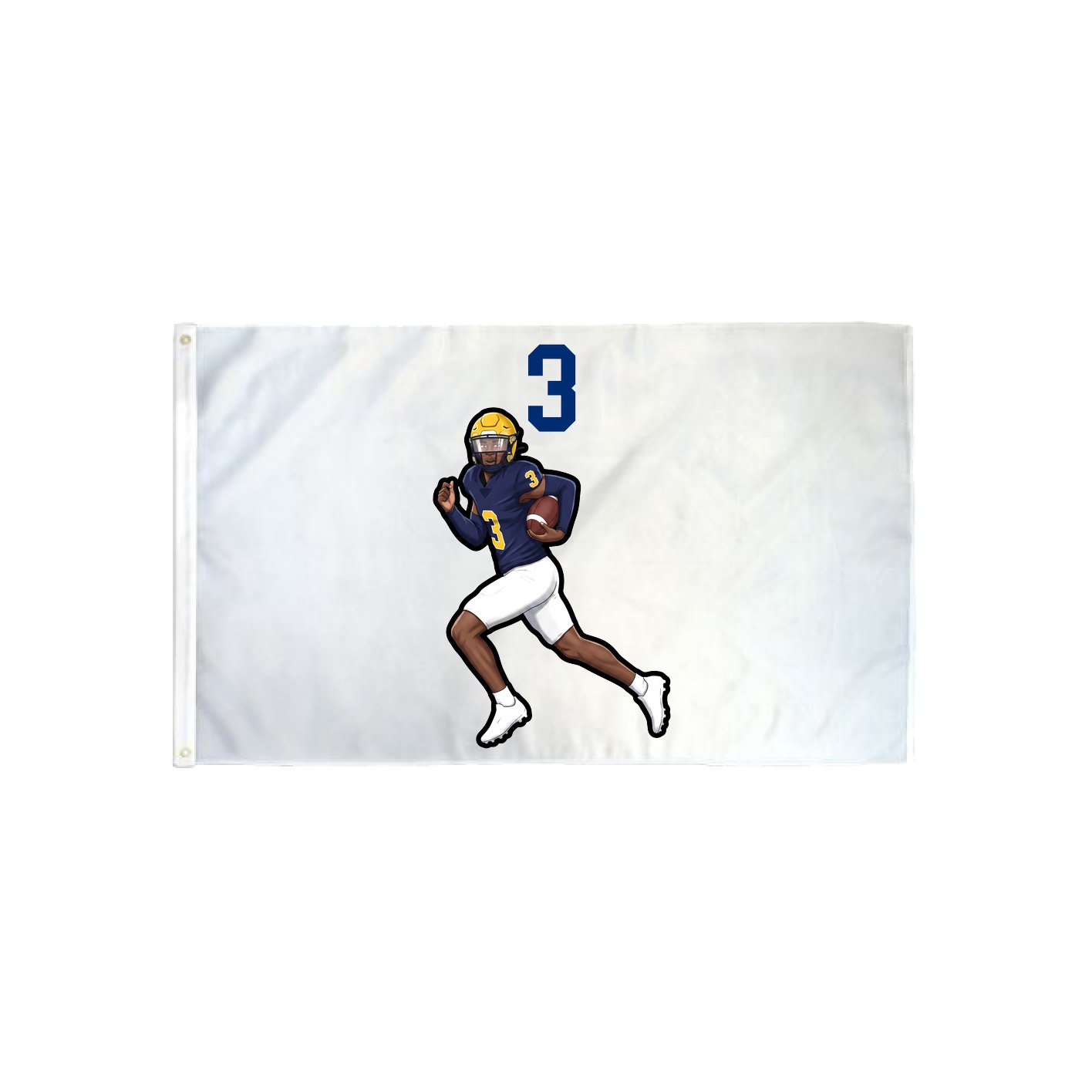 3x5 Flag — Number Top in Classic