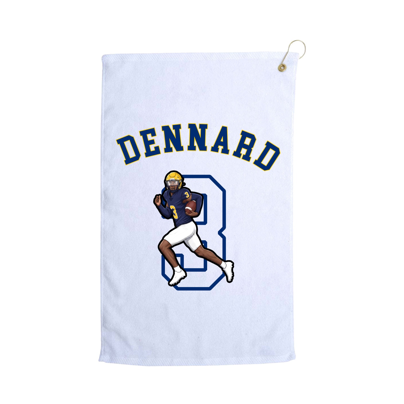 Golf Towel — Shirsey Arch in White