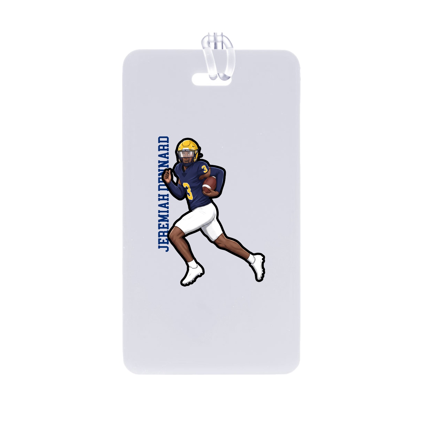 Bag Tag — Name Vertical in Classic