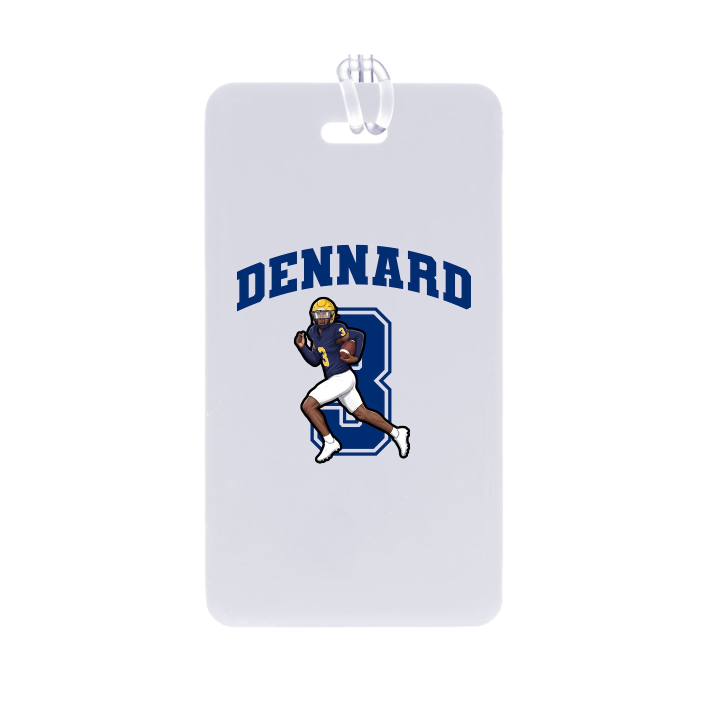 Bag Tag — Number in Classic