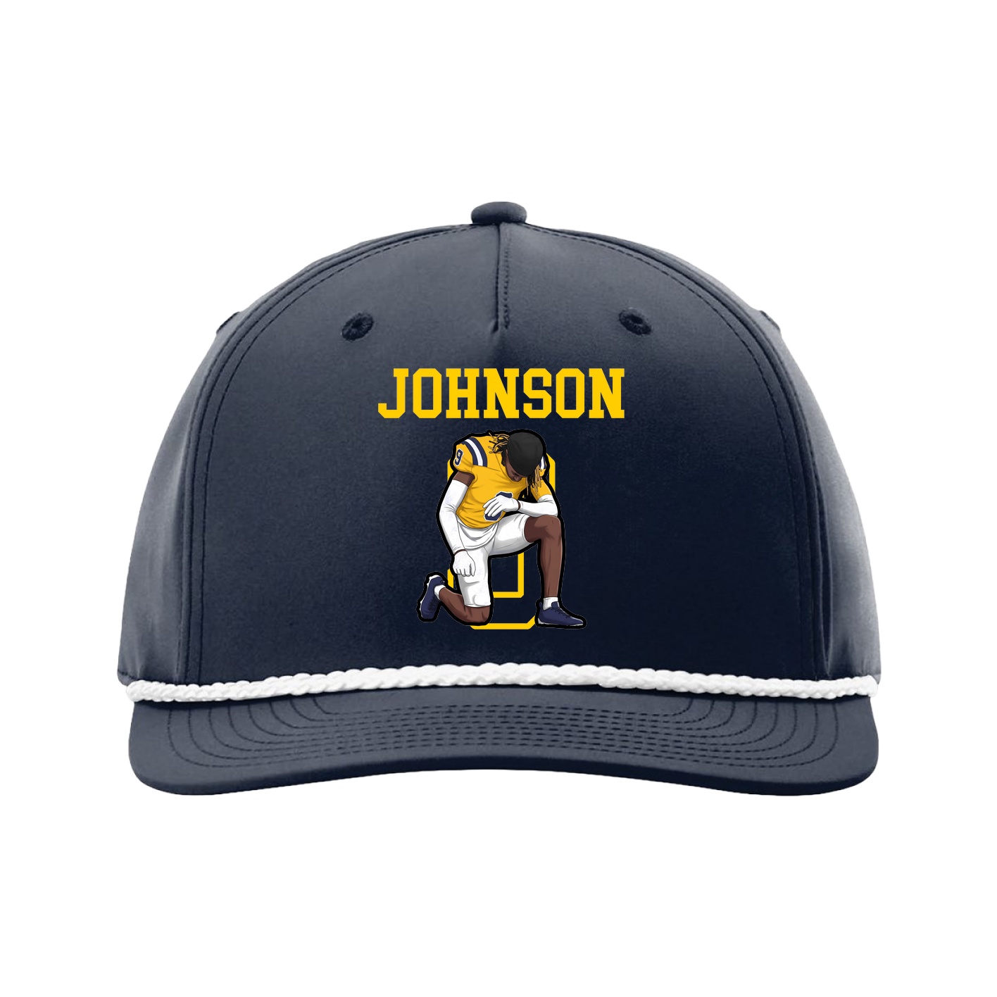 Five-Panel Classic Rope Cap — Shirsey in Navy