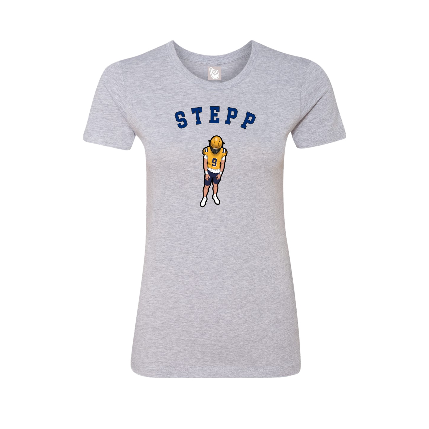 Fitted Women's Tee — Shirsey Arch in Grey