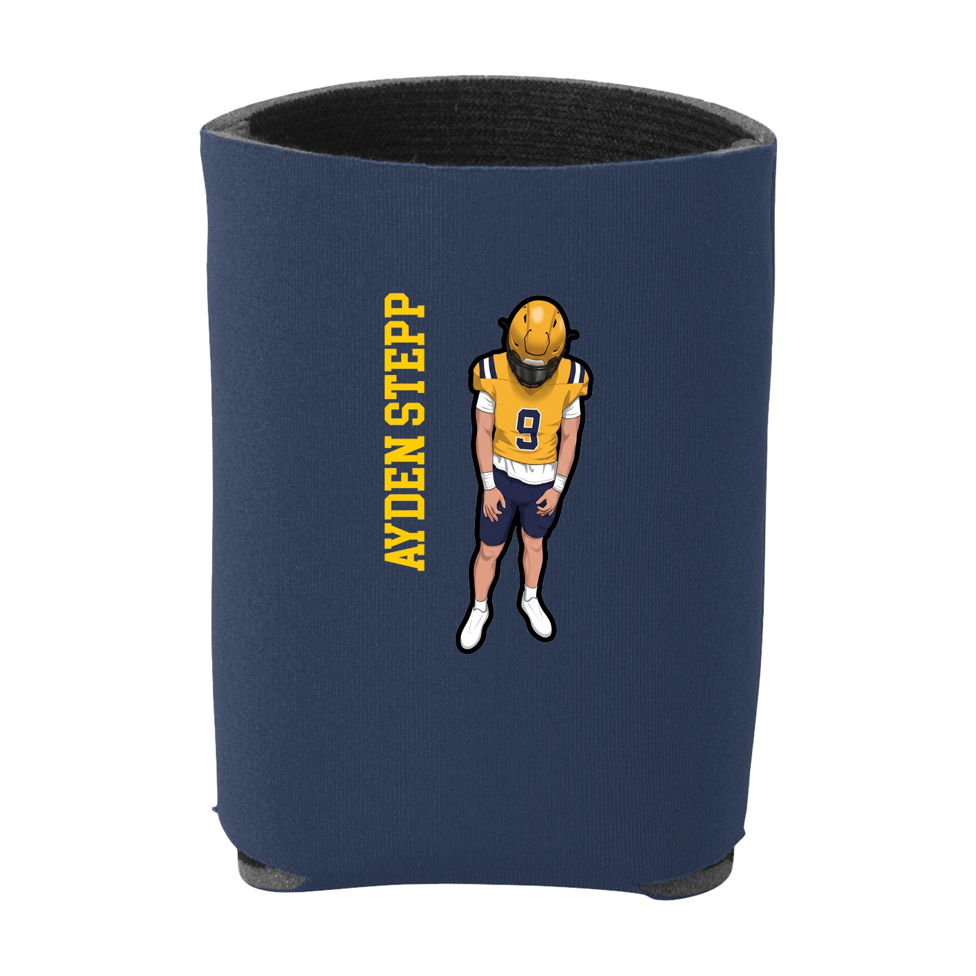 Can Holder — Name Vertical in Navy