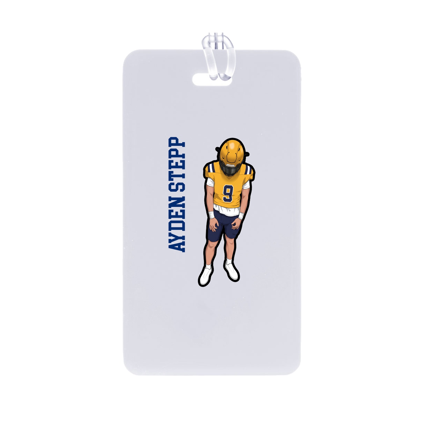 Bag Tag — Name Vertical in Classic