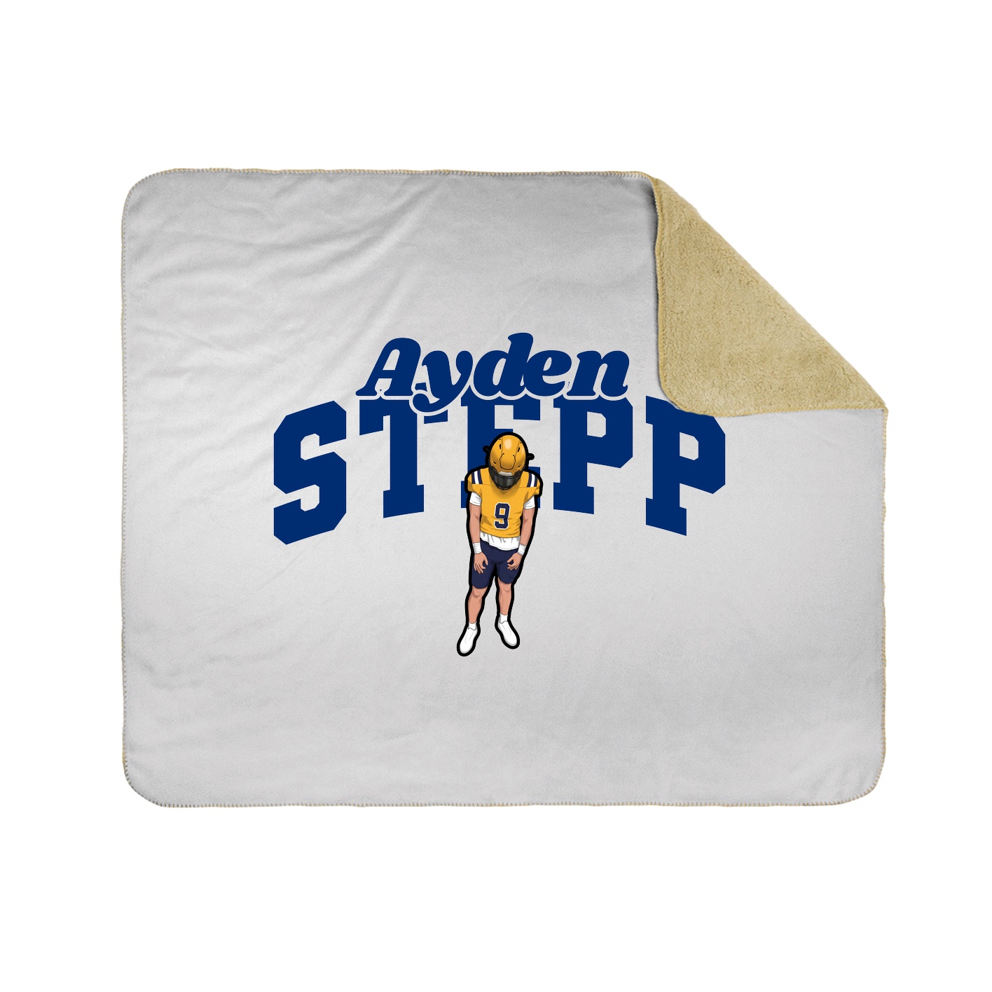 Throw Blanket — Signature Arch in White