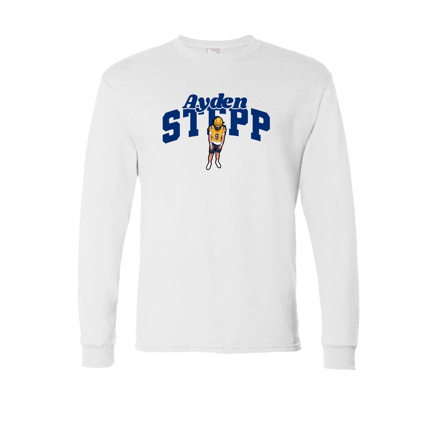 Long Sleeve Tee — Signature Arch in White