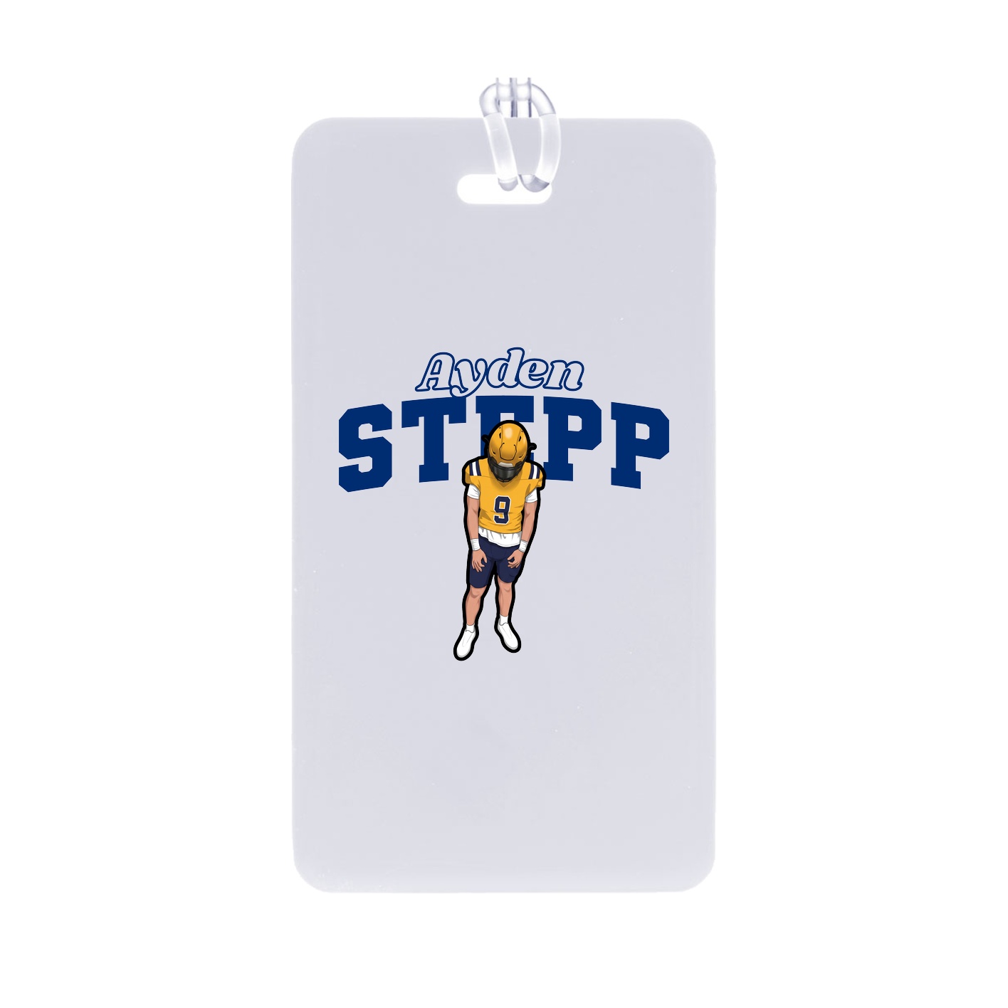 Bag Tag — Name Arch in Classic