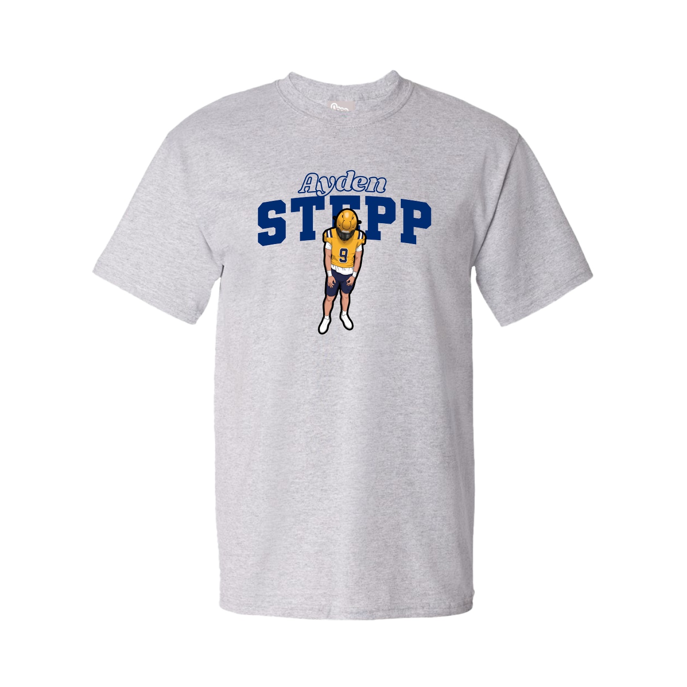 Youth Tee — Name Arch in Grey
