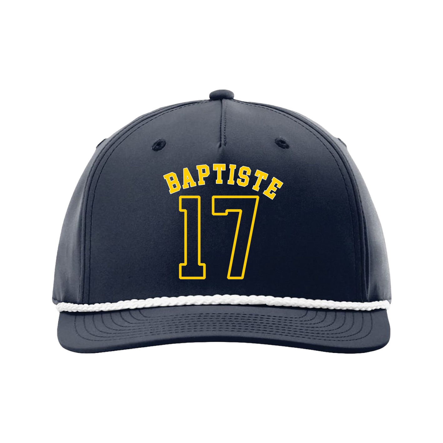 Five-Panel Classic Rope Cap — Shirsey Arch in Navy
