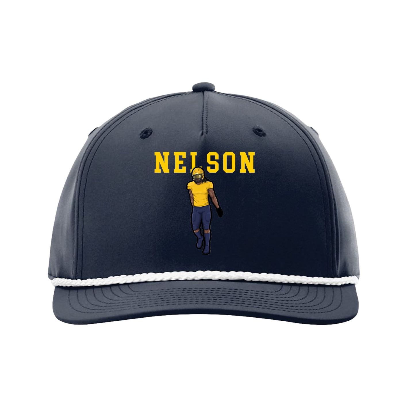 Five-Panel Classic Rope Cap — Shirsey in Navy