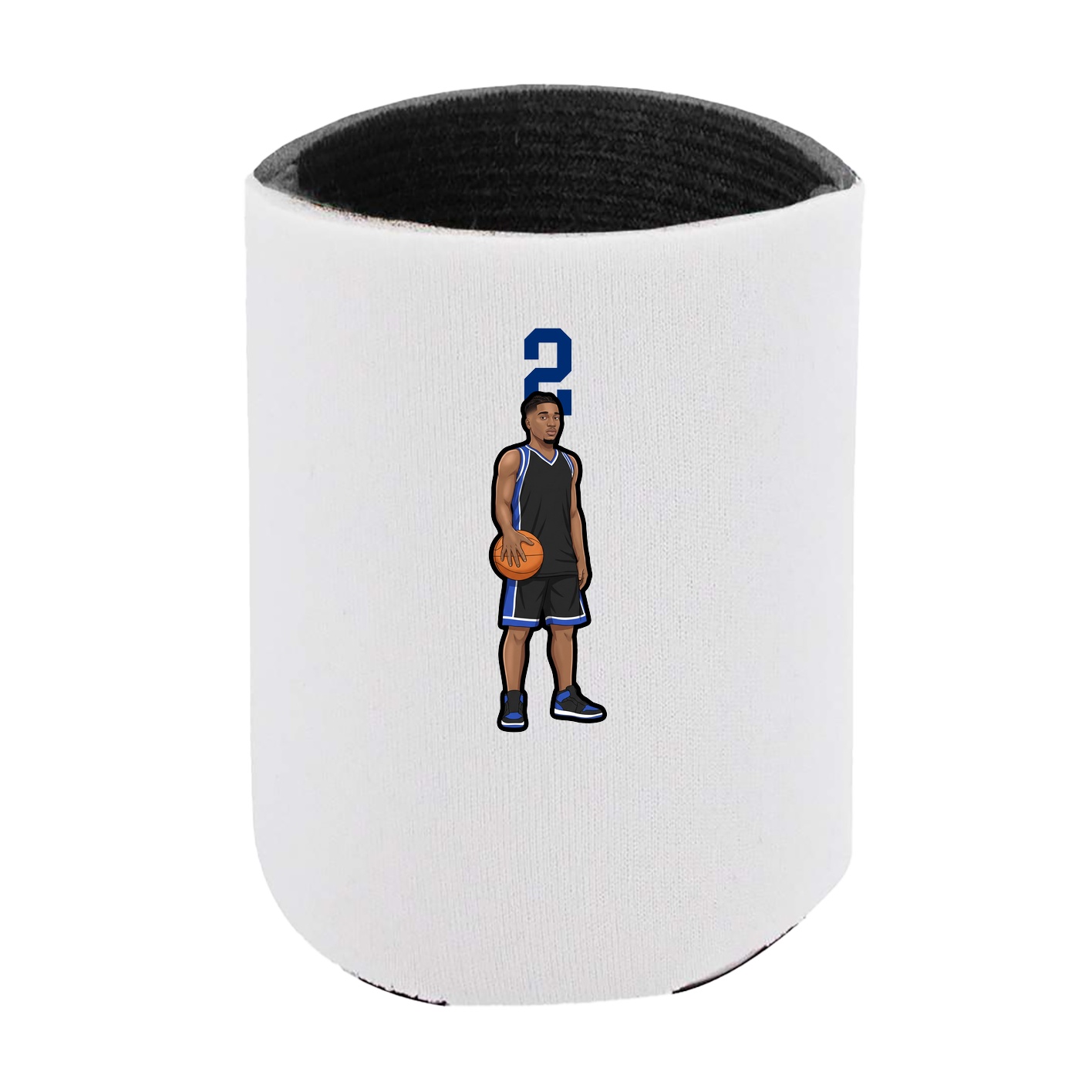 Can Holder — Number Top in White