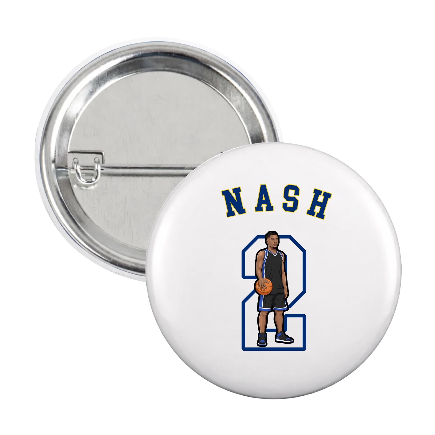 Game Day Button — Shirsey Arch in White