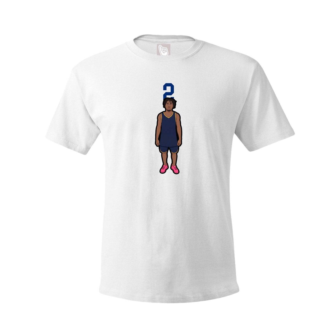 Tee — Number Top in White
