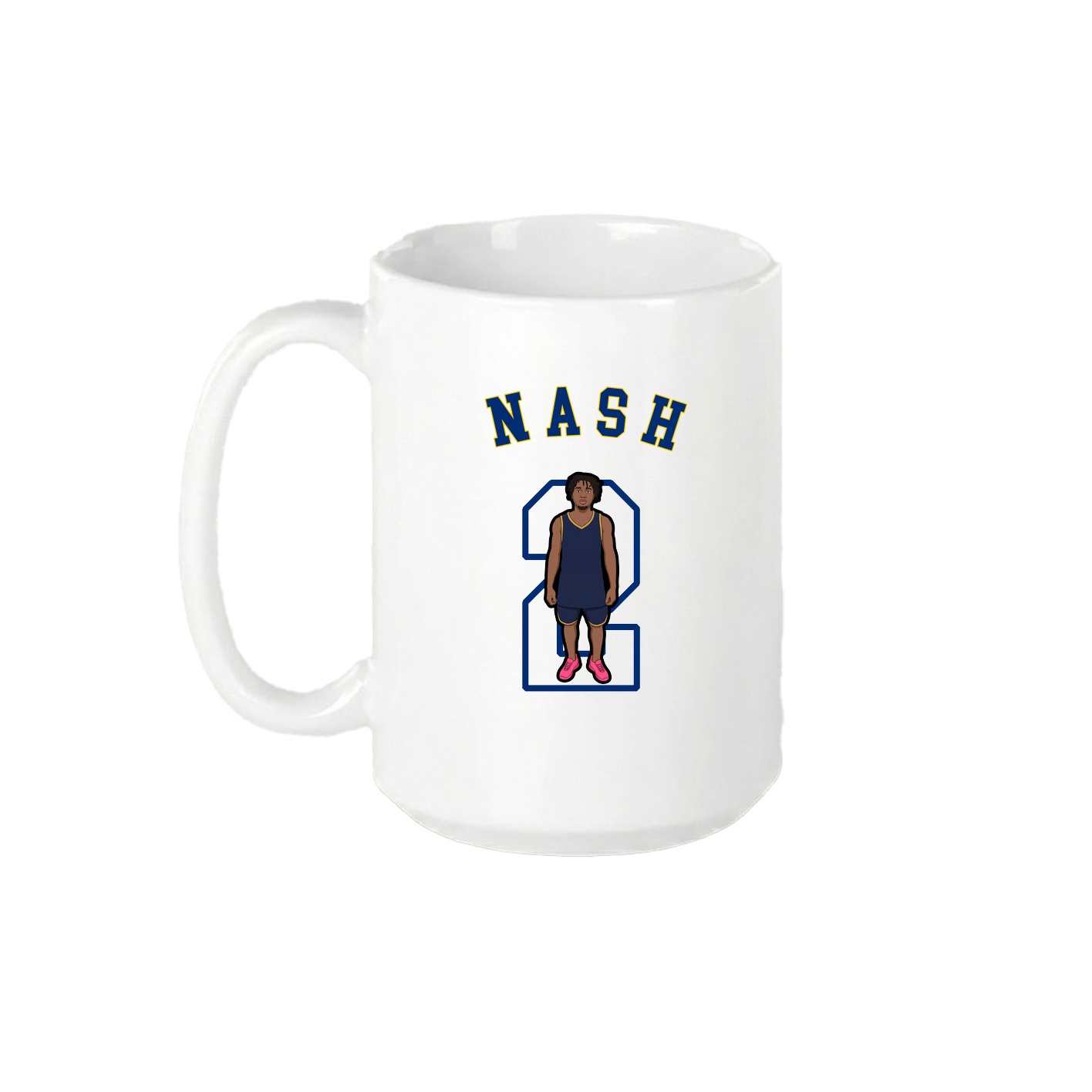 15oz Coffee Mug — Shirsey Arch in White