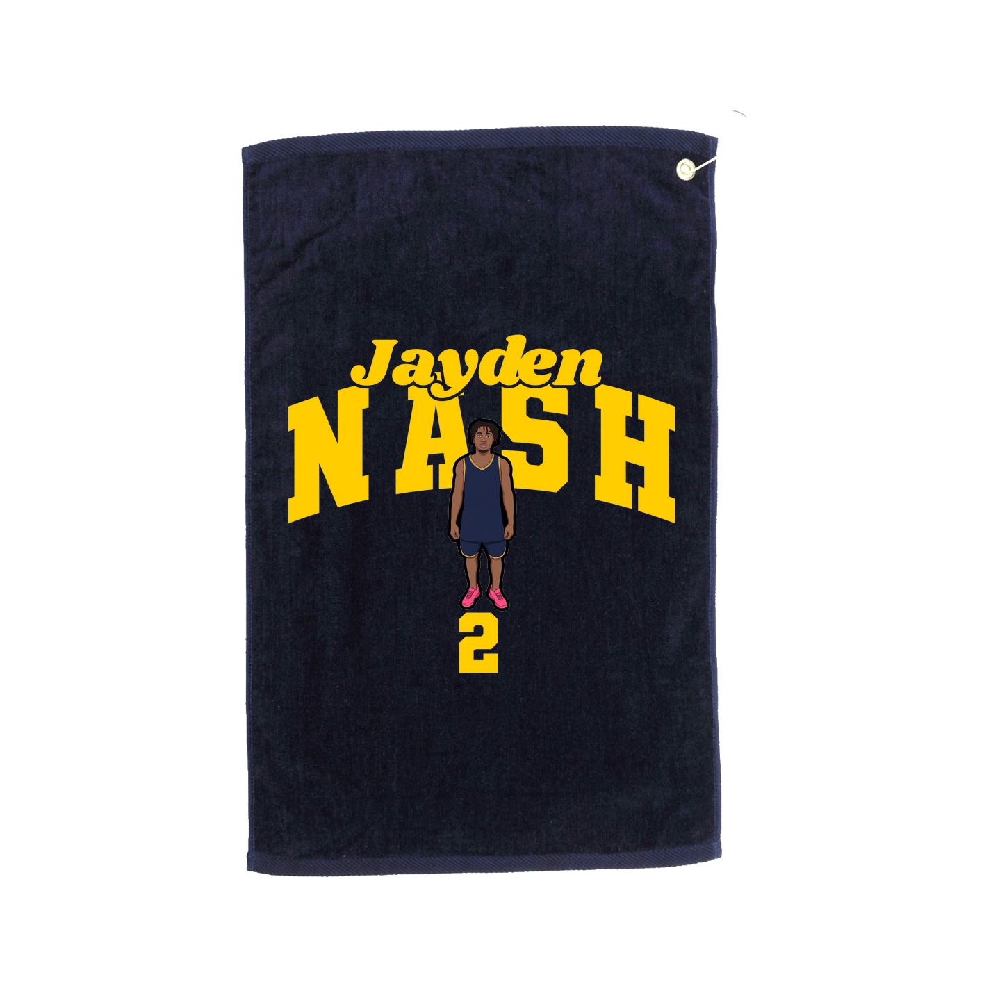 Golf Towel — Signature Arch in Navy
