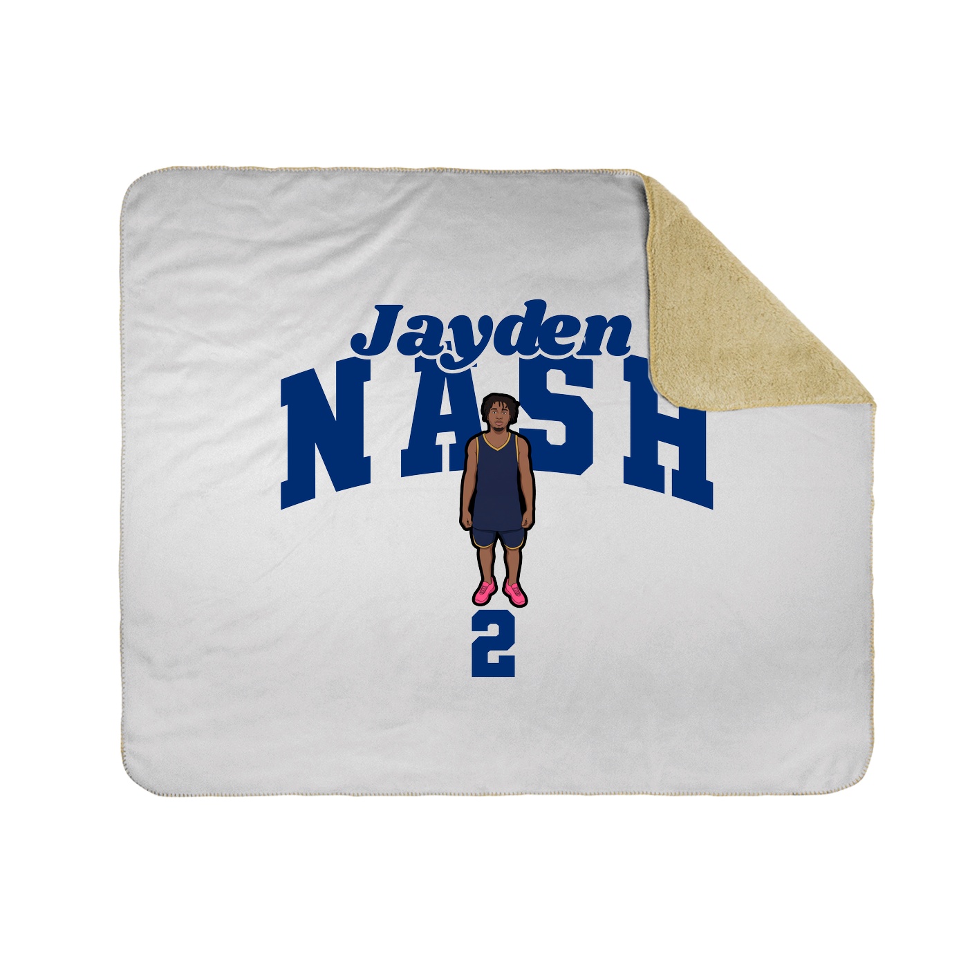 Throw Blanket — Signature Arch in White