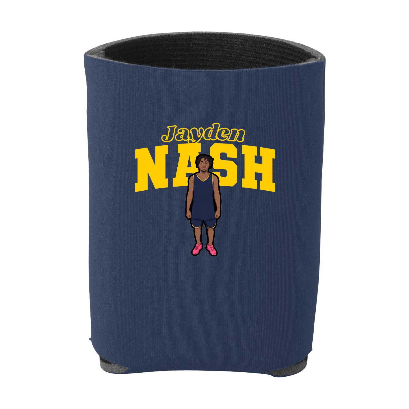 Can Holder — Name Arch in Navy