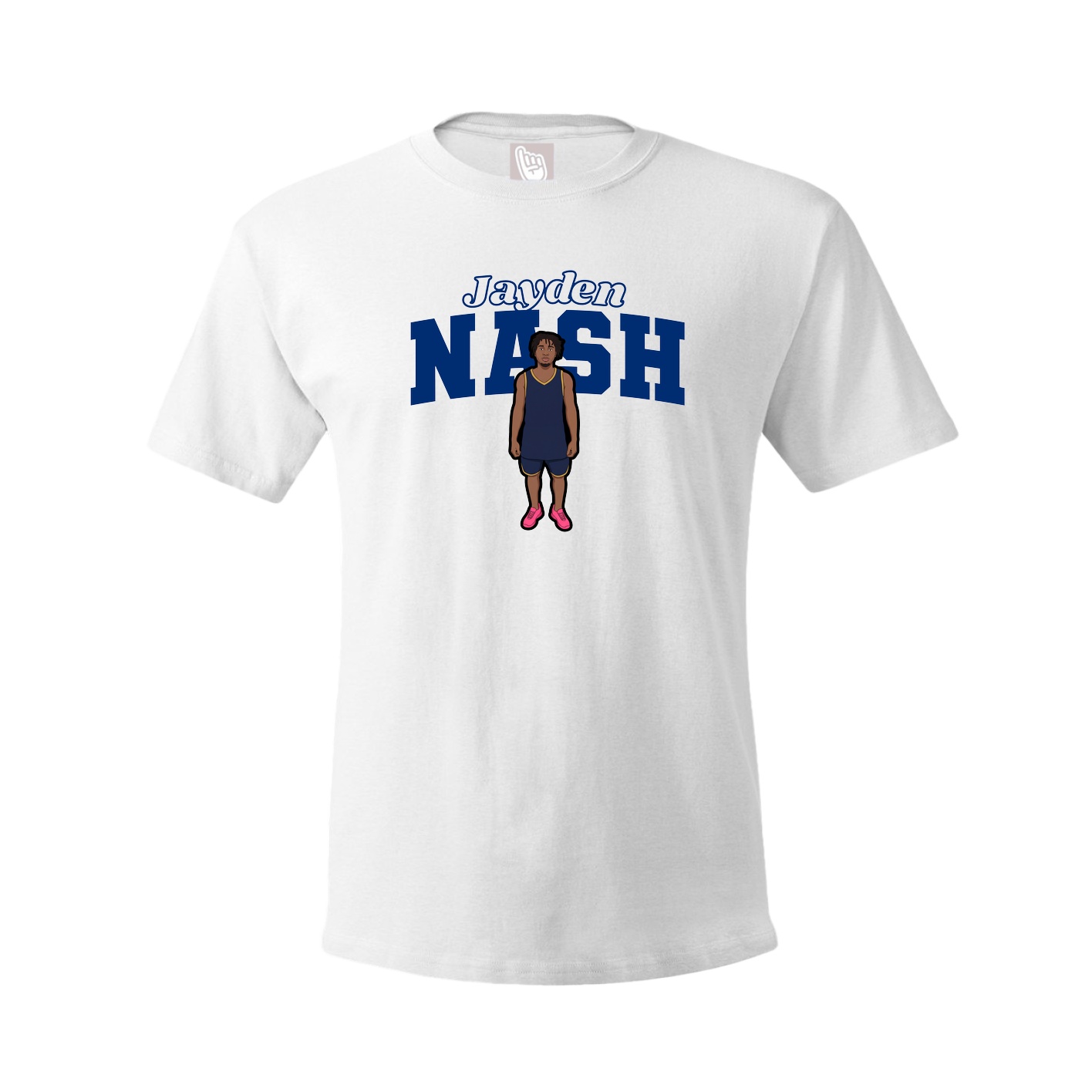 Tee — Name Arch in White