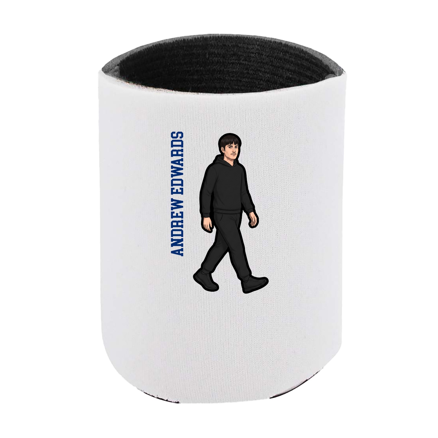 Can Holder — Name Vertical in White