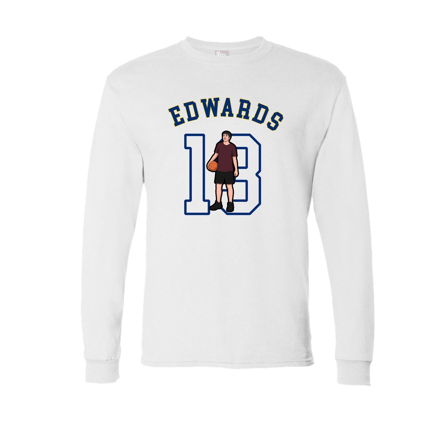 Long Sleeve Tee — Shirsey Arch in White