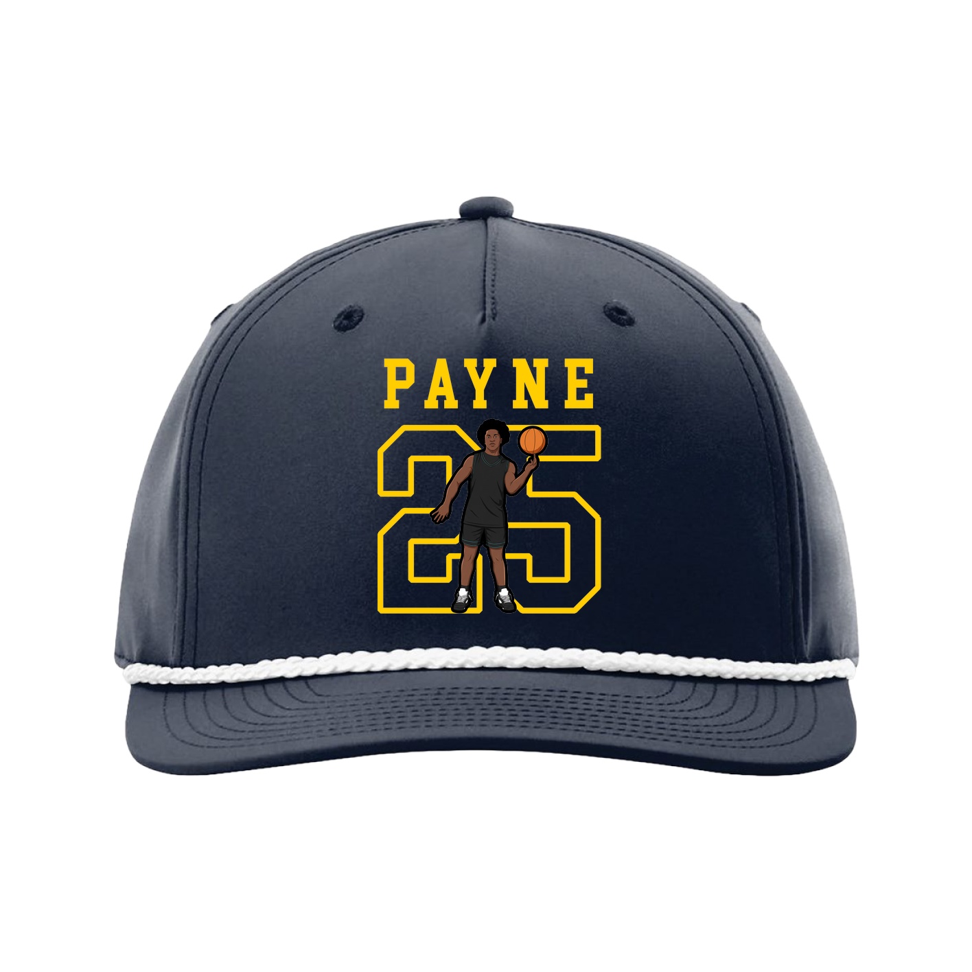 Five-Panel Classic Rope Cap — Shirsey in Navy