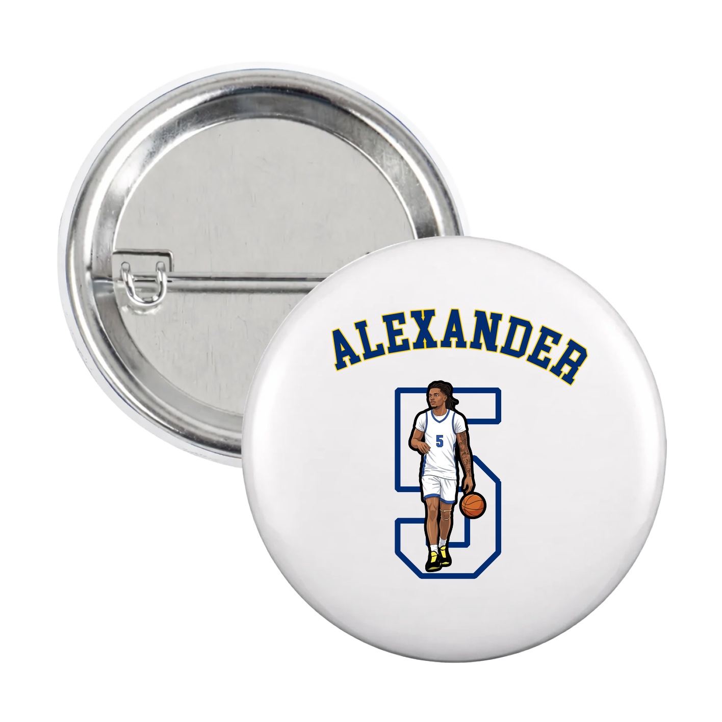 Game Day Button — Shirsey Arch in White