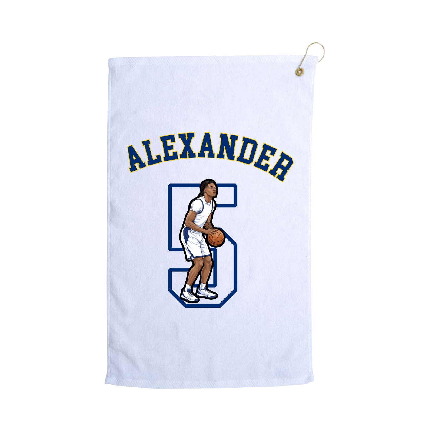 Golf Towel — Shirsey Arch in White
