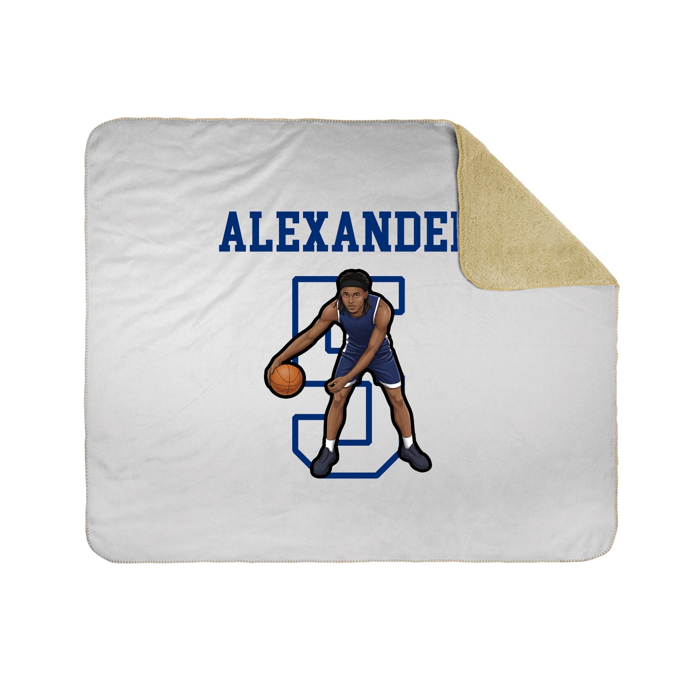 Throw Blanket — Shirsey in White
