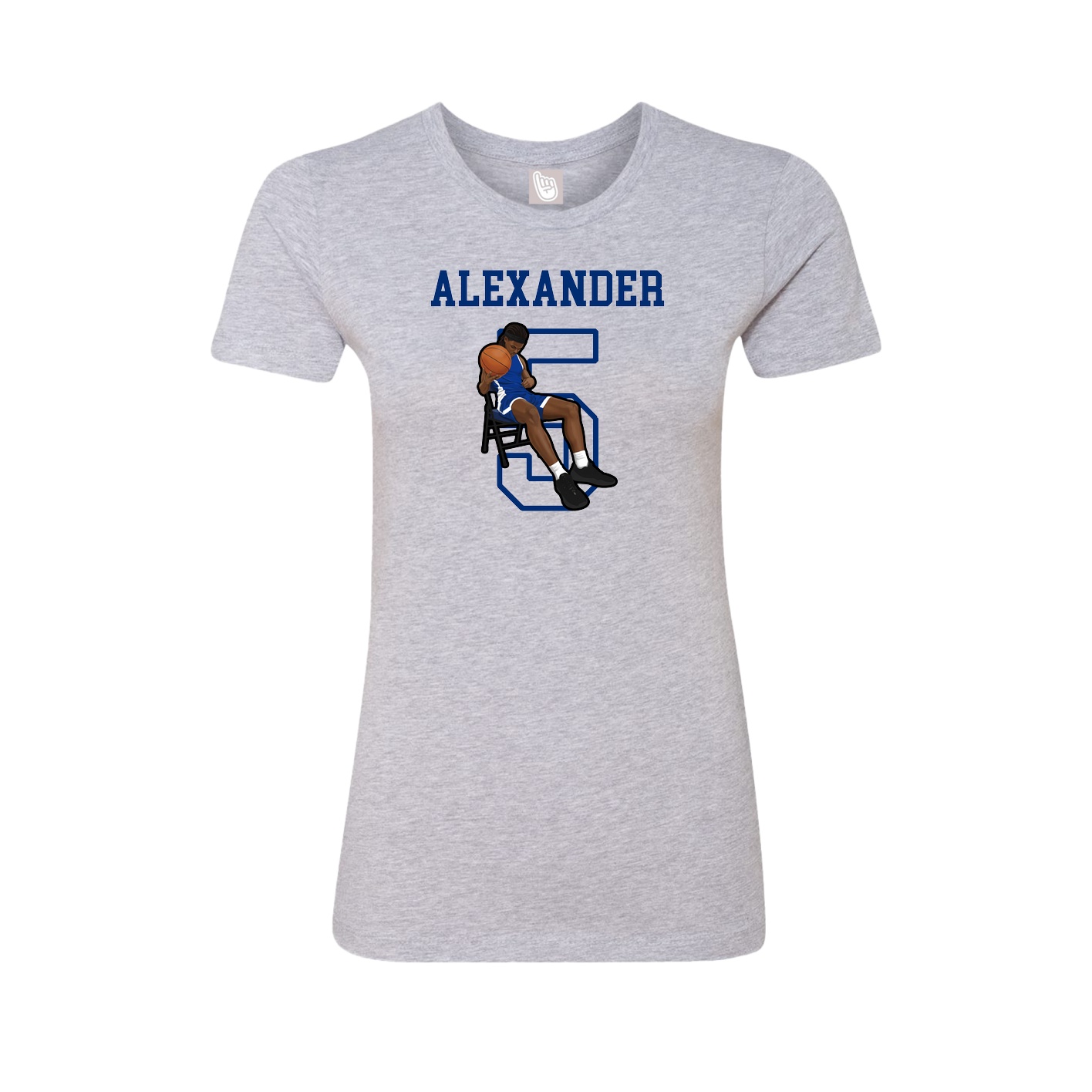 Fitted Women's Tee — Shirsey in Grey