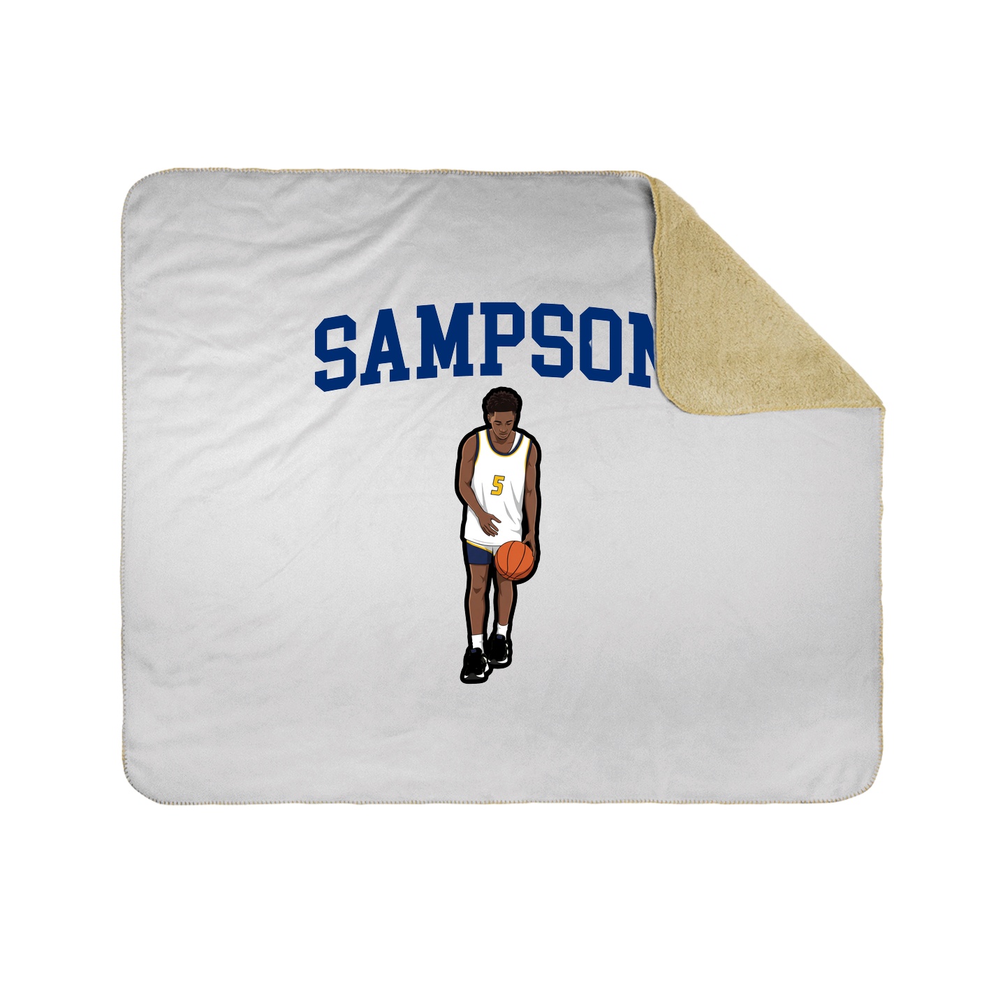 Throw Blanket — Shirsey in White