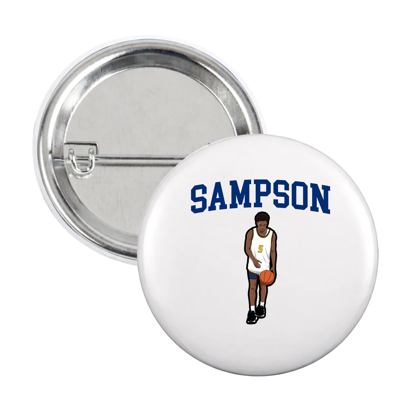 Game Day Button — Shirsey in White