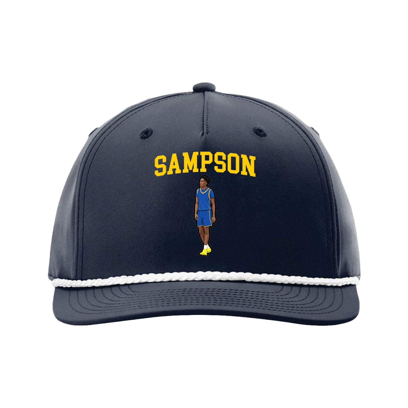Five-Panel Classic Rope Cap — Shirsey in Navy