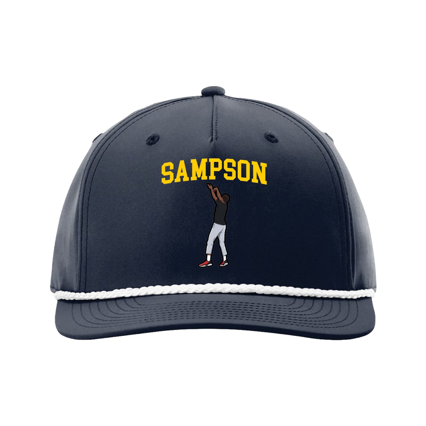 Five-Panel Classic Rope Cap — Shirsey in Navy