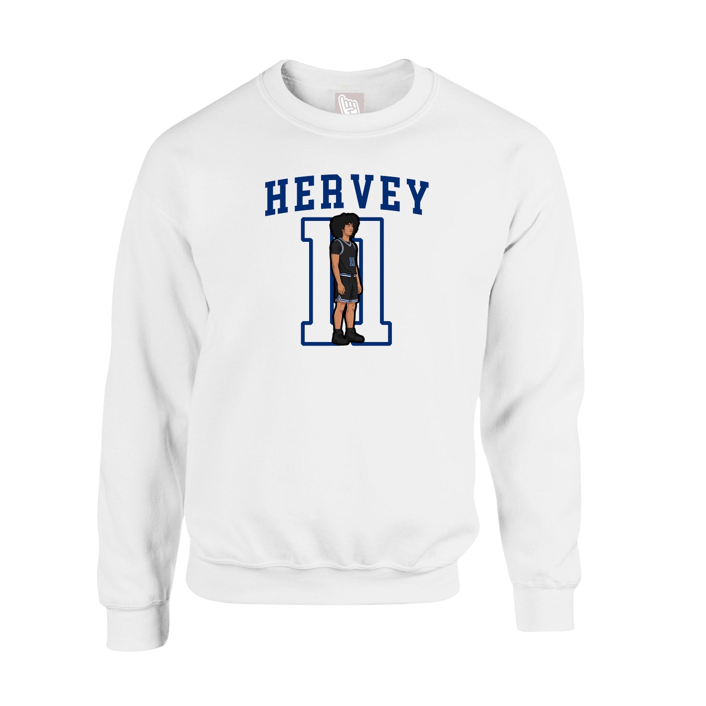Fleece Crew — Shirsey in White